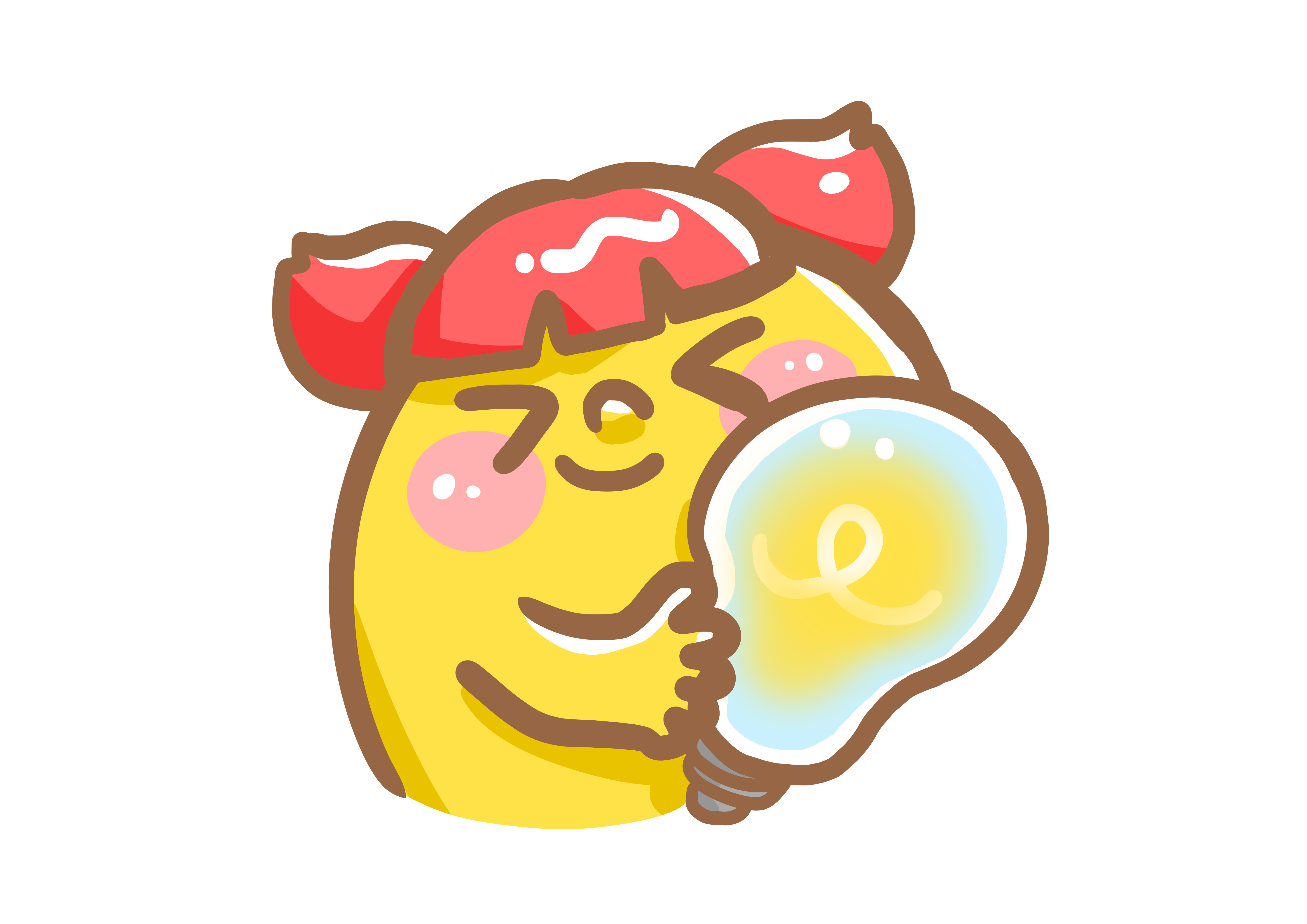 孩子開心的驚喜表情